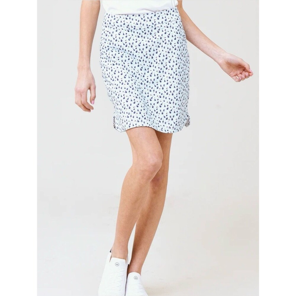 Peter Millar Crown Sport Alice Petal Hem Skort UPF 50+ Pickleball Golf Medium